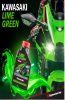 Olaj Kawasaki Motul 10W40 Lime Green